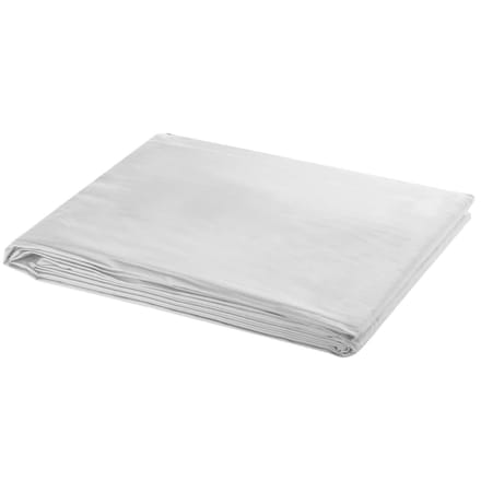 vidaXL - Achtergrond - zonder - standaard - 600x300 - cm - katoen - wit