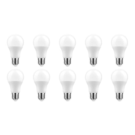 Technik E27 LED Lamp 11.1W - 1055lm - 6000K - Daglicht Wit - LED Globe A60 - Vervangt 75W Halogeen Gloeilamp - 10 stuks