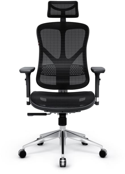 DIABLO CHAIRS - Bureaustoel V-BASIC - Ergonomische bureaustoel verstelbaar - Zwart