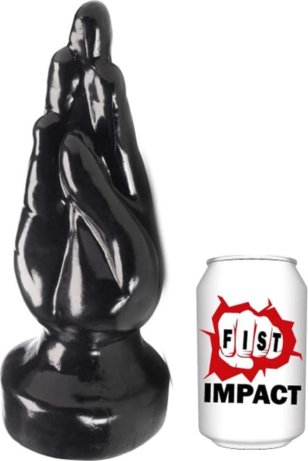 Gangbangster - Hand03 - Dildo - 21 x 8,8 cm - PVC - Zwart
