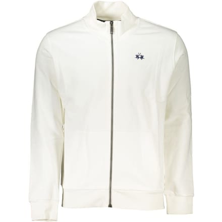 La Martina Bianco Katoenen Heren Sweatshirt