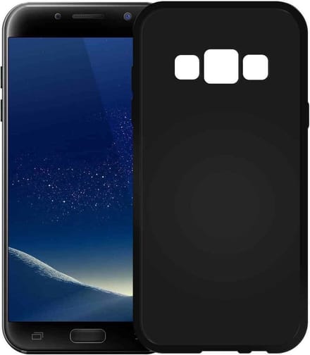 Mat Zwart TPU Siliconen hoesje voor Samsung  Galaxy J5 2017