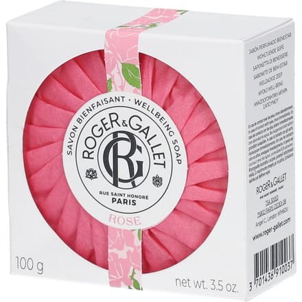 Roger & Gallet Rose Wellbeing Soap 100 Zeep