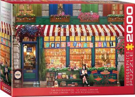Eurographics - De Oude Boekwinkel [The Old Bookstore] - Artbeat Studio - 2000 stukjes 96×68cm (b×h) - Legpuzzel