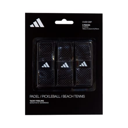 Adidas (3X) Padel Overgrip - Zwart | Maat: UNI