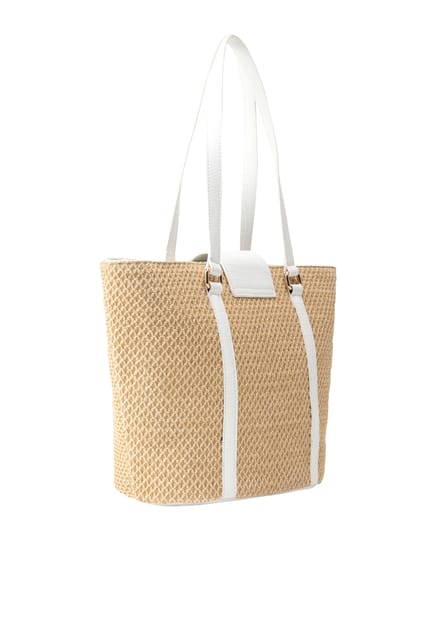 IZIA boodschappentas Dames wit beige