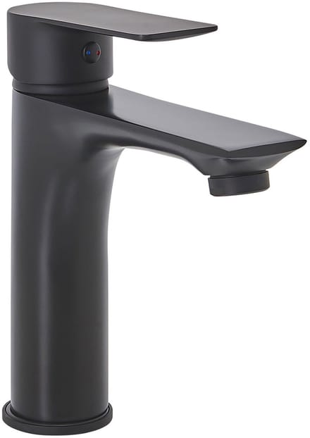 BERLOI - Wastafelkraan - Zwart - Messing