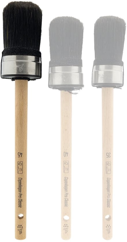 Copenhagen Pro Classic - Precisie, professioneel - Ovale kwast - Maat 45