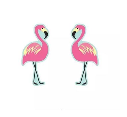 Jomide Kinderoorbellen - Flamingo - Roze