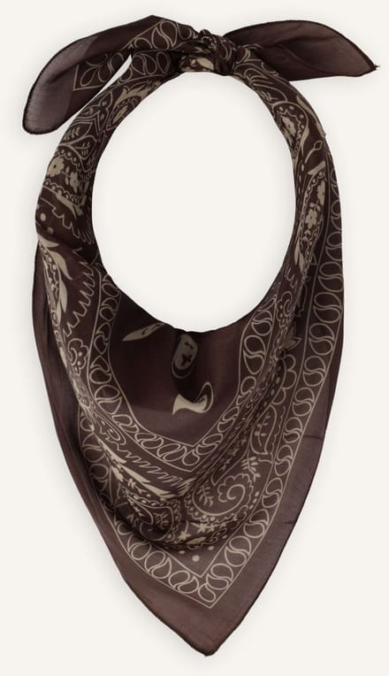 Notre-V Astrid Large Sjaals Dames - Bruin - Maat ONESIZE