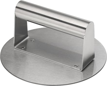 Famanu – Smash burger set van van met 20 vellen bakpapier, grillspatelset RVS, vaatwasmachinebestendig