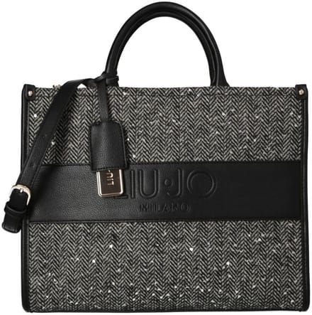 Liu Jo Ridhi Shopping Bag Dames Shopper /Handtas - PL - Zwart - One Size