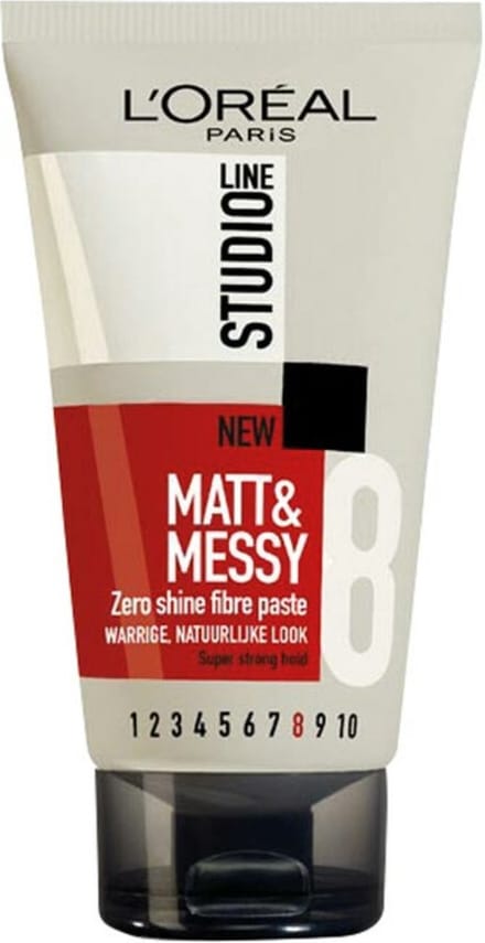 L'Oréal Paris Studio Line Matt & Messy - Fibre Paste Super Strong - 6 x 150 ml - Voordeelverpakking