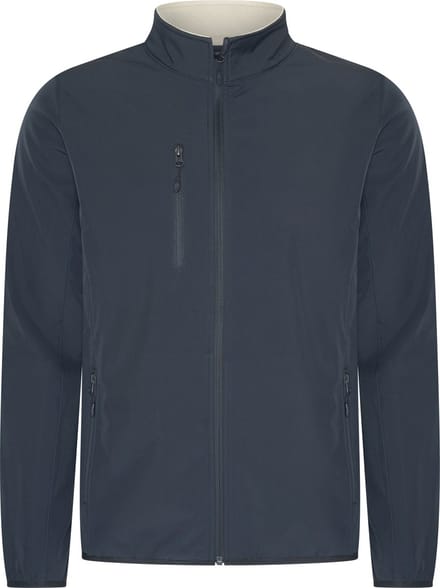 Mario Russo Softshell Jas Heren - Winterjas Heren - Jassen heren - Winddicht en waterafstotend - Navy - M