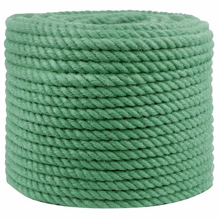 vidaXL - Jute - Touw - 12 - mm - Groen - 100% - Tossa - jute