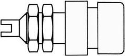 INSULATED 4mm SOCKET / WHITE (BIL 20) (HM2471)