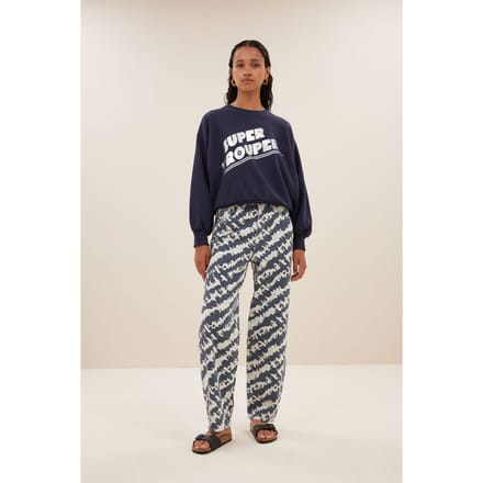 By-Bar Bibi Super Sweater Uniform Blue Größe: M | Pullover Outlet | Damen | Blau