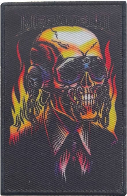 Megadeth - Flaming Vic Patch - Multicolours
