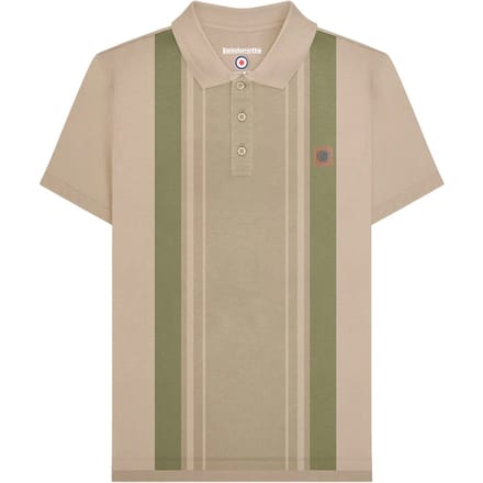 Lambretta Heren SS25 Klassiek Poloshirt (Steen)