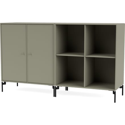 Montana Pair Sideboard - Fennel - Poten 12,6 cm black