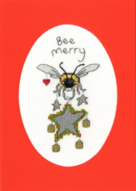 Bothy Threads Kerstkaart borduren telwerk