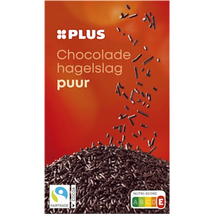 Chocoladehagelslag puur Fairtrade