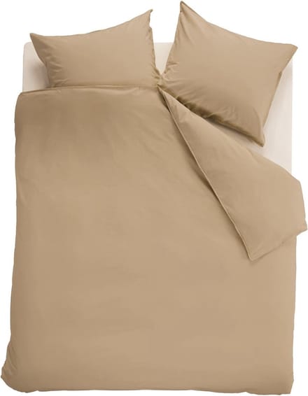 Beddinghouse Organic Basic dekbedovertrek - Lits-Jumeaux XL - 260x200/220 - Goud