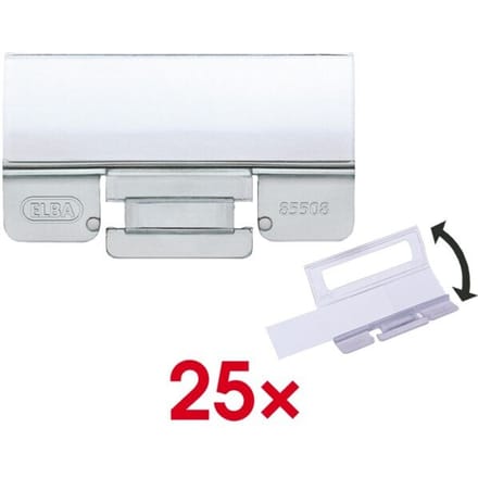 ELBA Vertic Ultimate ruiter 58mm PP kleurloos pak 25