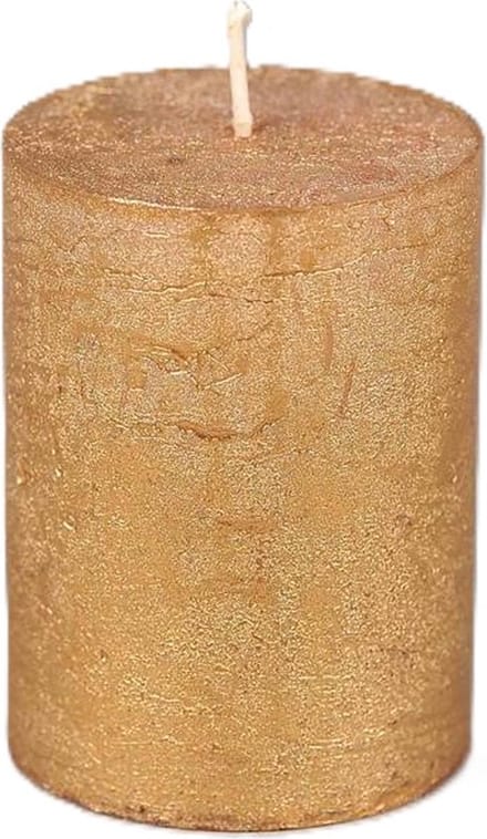 Rasteli Luz Your Senses Stomp Kaars Goud D 6 cm H 8 cm Per 2 Stuks