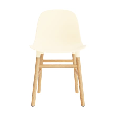 Normann Copenhagen Form stoel met houten frame - NormannCopenhagenFormCream - eiken