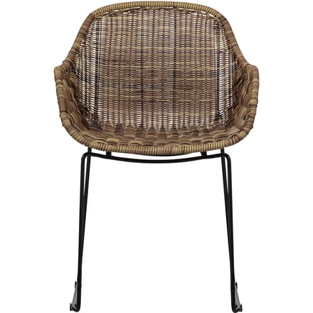 WOOOD Willow Eetkamerstoel Tuinstoel - Polyester - Naturel - 83x56x57 cm