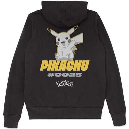 Pokémon Pikachu #0025 Unisex Hoodie - Black - S