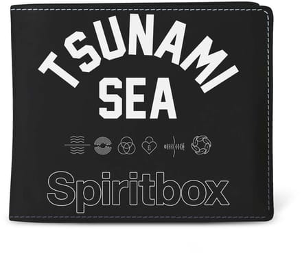 Rocksax Spiritbox - Tsunami Sea Portemonnee - Zwart