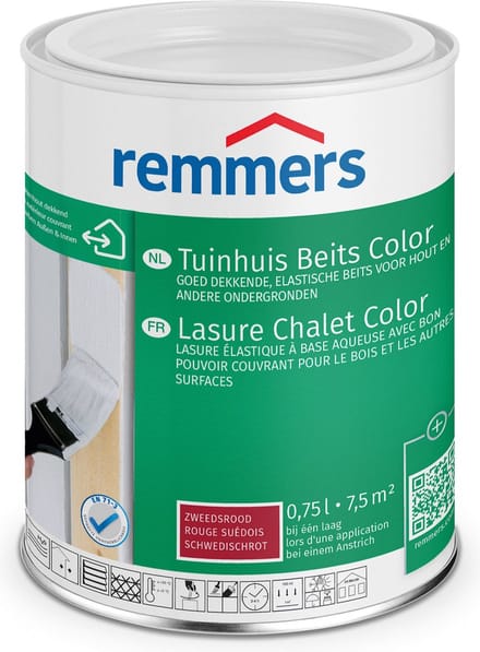 Remmers - DF Dekverf 0,75 l, Zweeds rood