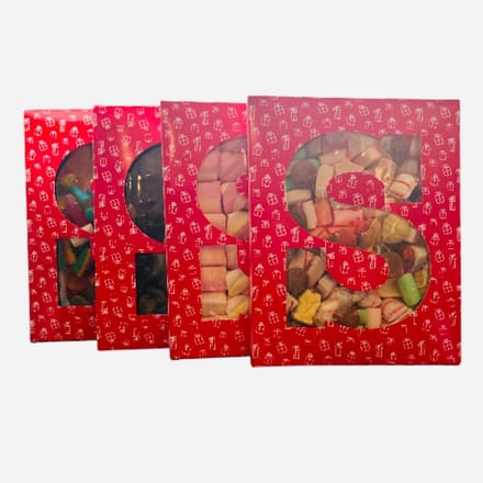 Sinterklaas- Letterdoos "S" - Gevuld met Strooimix - In cadeauverpakking