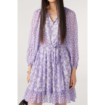 BA&SH Robe Fiona Parme Taglia: L | Abiti Mini Outlet | Donna