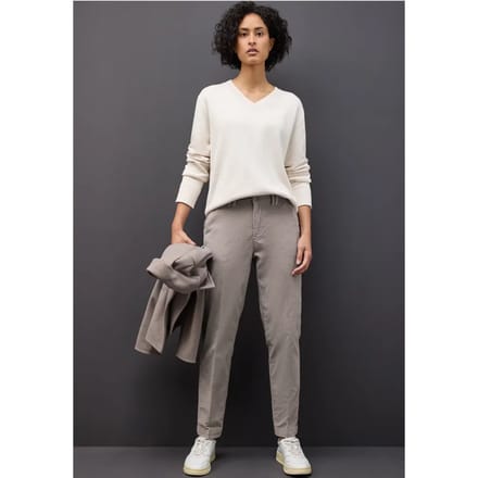 Zachte fluwelen chino