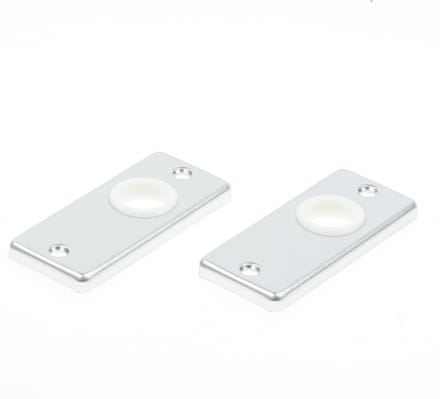 Hoppe Patentrozet, aluminium patentrozet zilver 24p