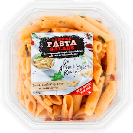 Pasta zongedroogde tomaat salade