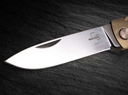 Böker Plus Atlas Brass 16.6 Cm Opvouwbaar Zakmes Zakmes - Inklapbaar Mes