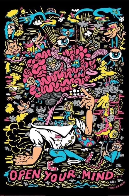 Killer Acid Open Your Mind - Maxi Poster 61 x 91,5cm