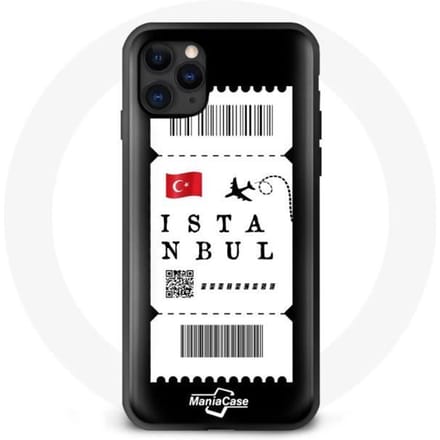 Coque iphone 12 mini billet d'avion istanbul