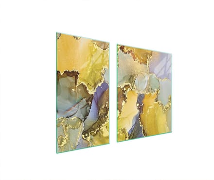 TMK ArtDeko - Kookplaat Achterwand - Marmer - Glas - 90x52 cm