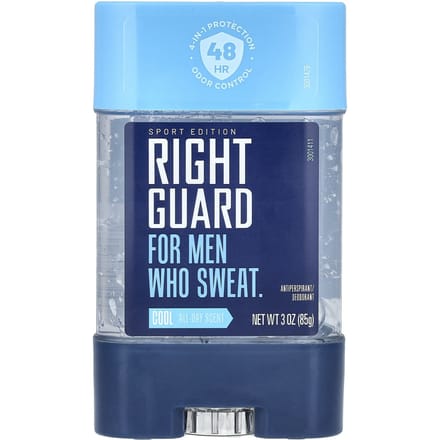 Right Guard, Sport Edition, Antiperspirant/Deodorant, Cool, 3 oz (85 g) gray