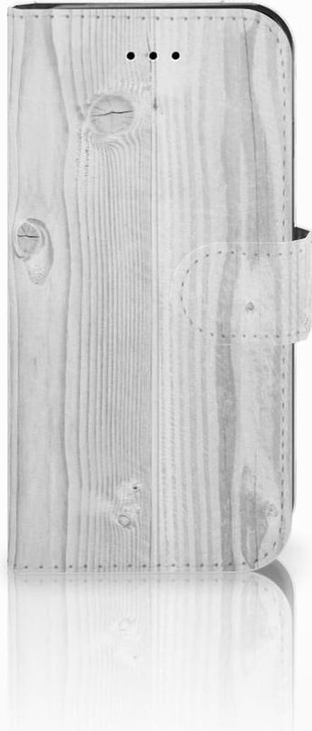 iPhone 7 | 8 | SE (2020) | SE (2022) Book Style Case White Wood