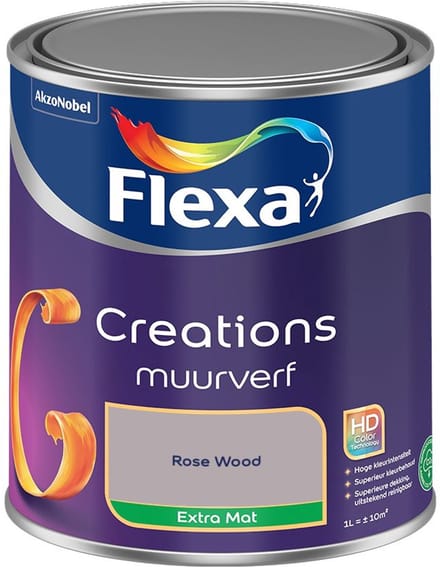 Flexa - Creations Muurverf Extra Mat - Rose Wood - Mengverf - 1 L