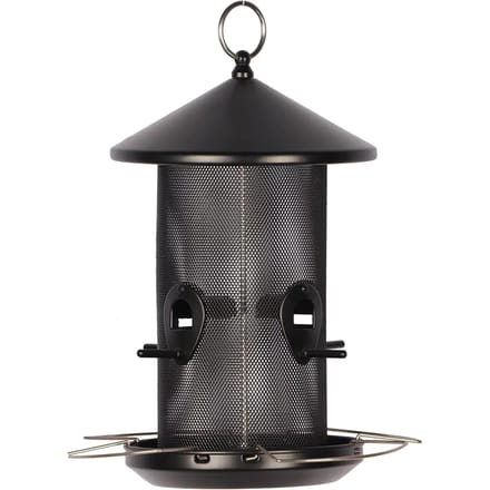Vogelvoederhuis op voet modena Houtkleurig 37x28x113cm