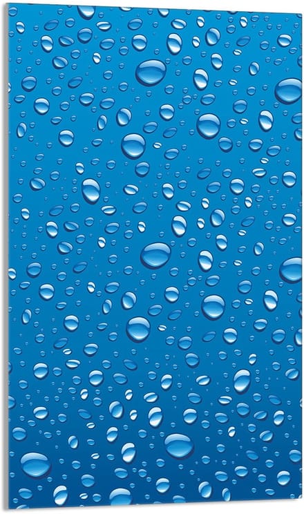 TMK ArtDeko - Snijplank - Glas - 30x52 cm - Krople
