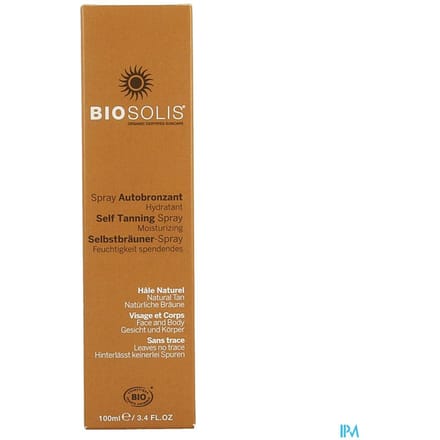 Biosolis Zelfbruiner Hydraterende Spray 100ml