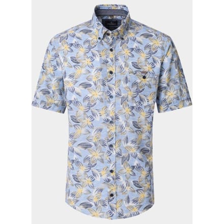 Casa Moda Overhemd Korte mouw Print Maat L